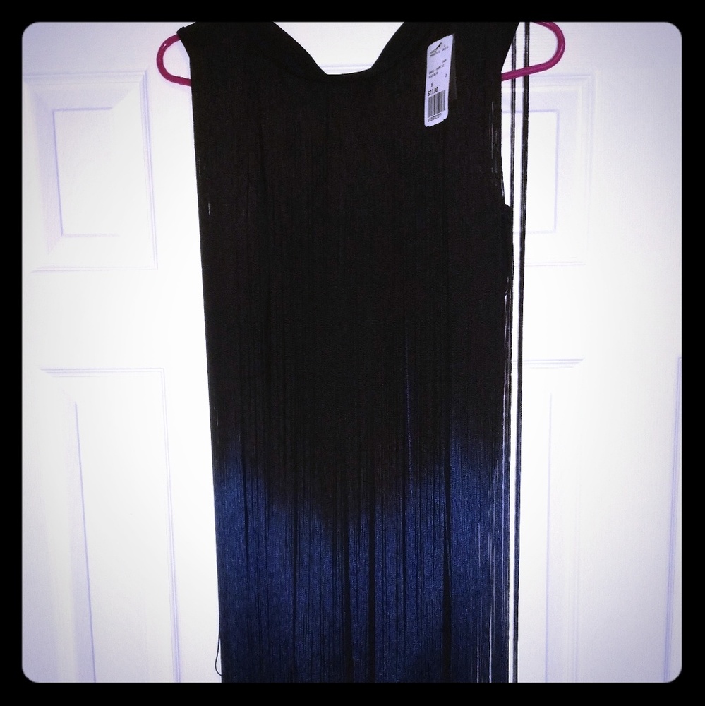 Black Ombre mini dress